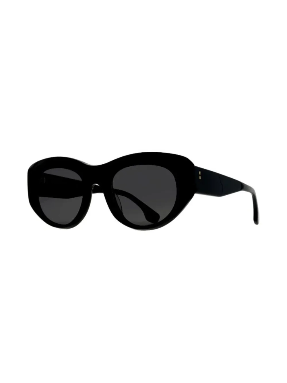 New Raval Eyewear Women's Sunglasses Black Square Grey Lens Acetate Frame HIRE